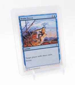 MTG - Brain Freeze (White Border) - Uncommon #24 - Mystery Booster 2 NM - Picture 1 of 2