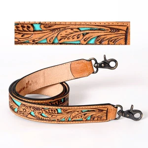 AD American Darling ADSTF114 Hand Tooled Genuine Leather Crossbody Handle Strap - Bild 1 von 3