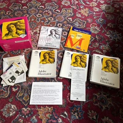 Adobe Illustrator Macintosh Version 3.0 und Adobe Separator 3.0 - super Zustand  - Bild 1 von 4