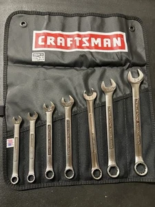 Craftsman Industrial 7pc SAE Combination Wrench Set -VA- USA *READ DESCRIPTION* - Bild 1 von 10