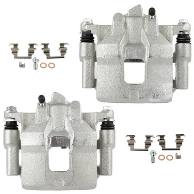 For 98-02 Chevrolet Prizm Toyota For Corolla 2pcs Silver Front Brake Calipers - Image 1 of 4