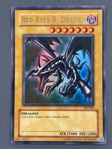 RED-EYES B. DRAGON * Yu-Gi-Oh TCG #SDJ-001 * Ultra Rare Unlimited - Picture 1 of 2