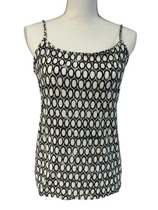 Canottiere Cami Donna Loft Taglia Large Bianco e Nero Cinghie Regolabili - Foto 1 di 6