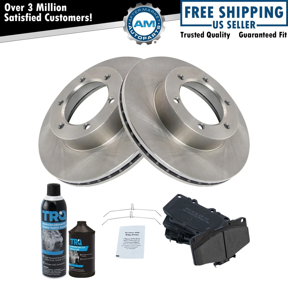 Kit de pastillas de freno delanteras y rotor para Toyota 4Runner 1993-1998 T100 1992-1995 Foto 1 de 4