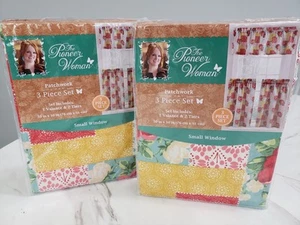 Pioneer Woman Floral Patchwork Curtain Valance boho maximalist floral cottage - Picture 1 of 7