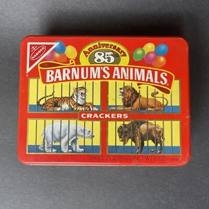 Nabisco Barnum's Animal Crackers 85th Anniversary 1987 Limited Edition Tin Box - Picture 1 of 11