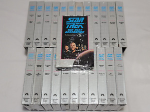 Star Trek The Next Generation Season 1 & 2 Collector's Edition VHS Set -MOST NEW