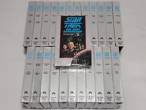 Star Trek The Next Generation Season 1 & 2 Collector's Edition VHS Set -MOST NEW - Picture 1 of 20