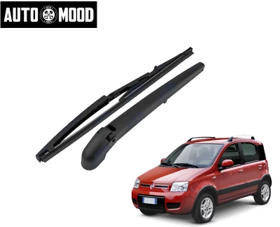Braccio + Spazzola Tergi Lunotto Tergicristallo Per Fiat Panda 169 Posteriore - Immagine 1 di 4