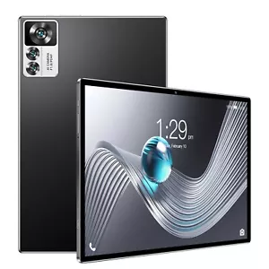2025 10 inch Tablet Android 14 Tablets 12GB RAM 256GB ROM Dual Camera Bluetooth - Picture 1 of 12