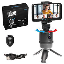 Vlog-i Auto Tracking for Mobile Phones & Cameras 355° Rotate and Built-in Webcam