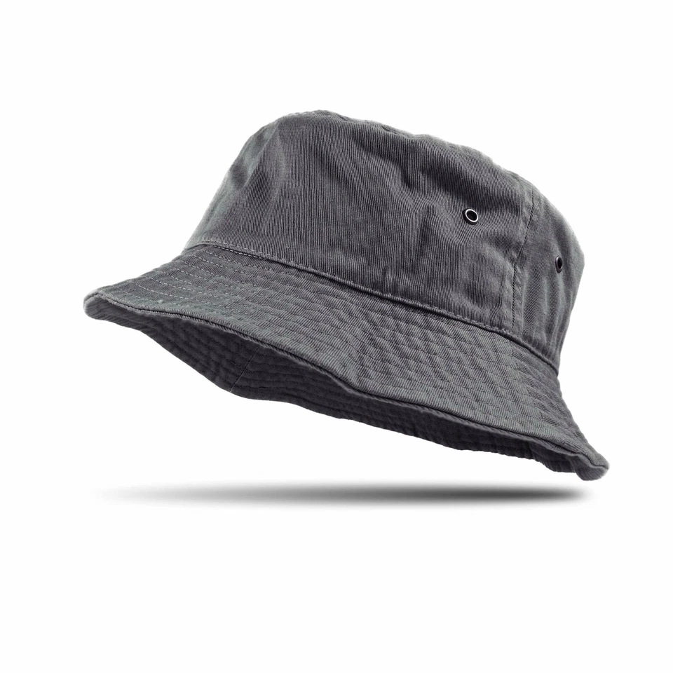 Boné chapéu balde algodão pesca aba boonie viseira sol safári verão homens acampamento - Imagem 1 de 1