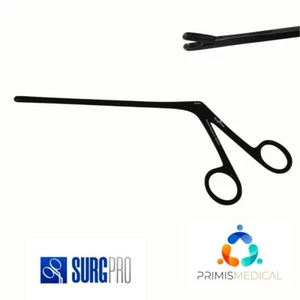 Surgpros 956936SP Tooth Pituitary Rongeur 4mm Straight 9-1/2" Black Coating - Picture 1 of 4