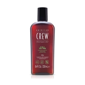 Shampoo/conditioner Hombre AMERICAN CREW 3 IN 1 TEA TREE 250ml - Imagen 1 de 1