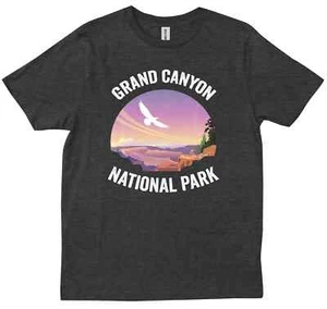 Grand Canyon National Park Retro Vintage USA ARIZONA Park T-shirt - Picture 1 of 8