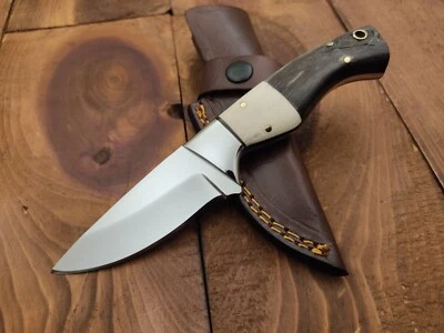 Custom Handmade Full Tang 12c27 Stainless Steel Fixed Blade Camp Hunting Knife - Image 1 of 4