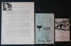 Era de 1960 Quebec Canadá Isla de Orleans 3 TRES conjunto de folletos de viaje turístico -- - Imagen 1 de 1