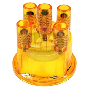 YELLOW / AMBER 009 DISTRIBUTOR CAP AC905506 VW BUG BUGGY BUS GHIA - Picture 1 of 1