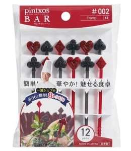Food Picks TORUNE Lunch Box Japanese Bento Pinchos Bar Playing Cards Japan 12pcs - Picture 1 of 6