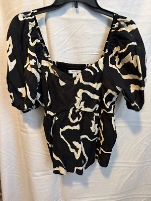 Nine West Womens Juniors Crop top Shirt Blouse Size XL EUC - Image 1 of 4