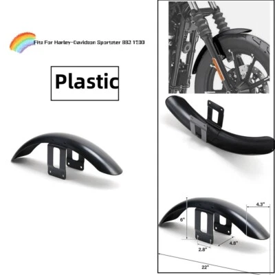 Cubierta protectora contra salpicaduras guardabarros delantero para Harley-Davidson Sportster883 1200 Foto 1 de 4