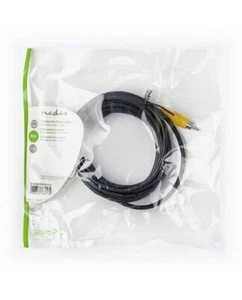 CAVO VIDEO COMPOSITO RCA MASCHIO-RCA MASCHIO 5MT NERO (A/N CVGP24100BK50) nuovo - Foto 1 di 3