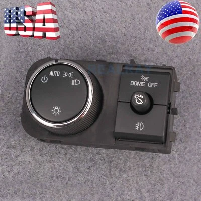 Headlight Fog Light Switch 25858705 For 07-13 Chevy Silverado 1500 2500 3500 HD - Image 1 of 4