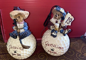 Boyds Bears "McDuffer el agujero 19" y Birdie adorno de Navidad pelota de golf deportes - Imagen 1 de 5