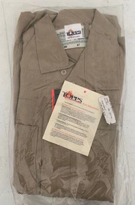 Topps CO07-5550 NOMEX COVERALL 4.5 oz Tan New With Tags Vintage Sz 42-T Multiple - Picture 1 of 4