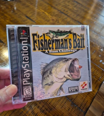 Fisherman's Bait PLAYSTATION BLACK LABEL 1999 A BASS Fishing realistic fish - Image 1 of 4