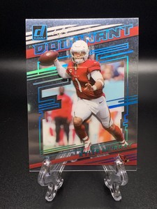 2021 Panini Clearly Donruss Kyler Murray Clearly Dominant Platinum Holo 1/1 SSP