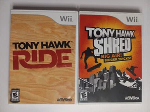 Juegos Nintendo Wii Tony Hawk: Tony Hawk's Ride & Shred - Ambos completos - Imagen 1 de 3