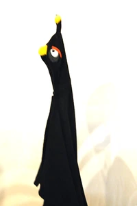 Angry Bird Throw Blanket Black in Color 40X45 - Picture 1 of 24