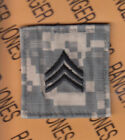 US ARMY Enlisted SERGEANT SGT E-5 rank ACU 2" chest patch w/ Hook