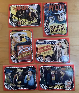 6 Cards - “Tim McCoy” 1993 Riders of the Silver Screen - series 1 - #211-216 - 6 - Picture 1 of 5