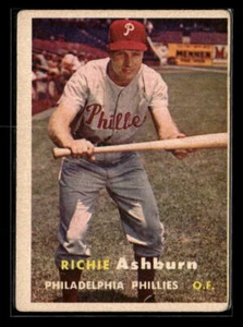 1957 Topps #70 Richie Ashburn - Phillies - EX - Picture 1 of 2