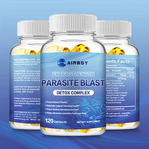 Parasite Blast Detox Complex 1475mg - Anti-Parasite Support Cleanse Quick - Zinc - Picture 1 of 13