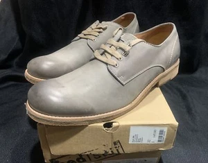 Bed Stu Pennyworth Gray Nubuck Mens Size 13 Round Toe Lace Up Oxford Dress Derby - Picture 1 of 12