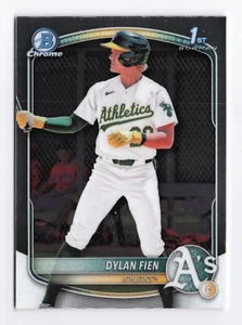 Dylan Fien BCP-47 Chrome Base 1st Bowman 2025 RC Rookie Prospect Baseball Card - Picture 1 of 2