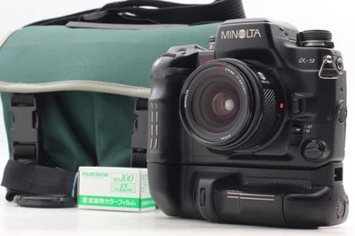 Minolta A9 Maxxum Dynax 9 SLR Film Camera 24mm f2.8 [Exc+4 Timer NG] Bag JAPAN - Image 1 of 4