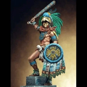 1/24 75mm Resin Model Kit American Native Indian Warrior Montezuma Unpainted - Picture 1 of 4