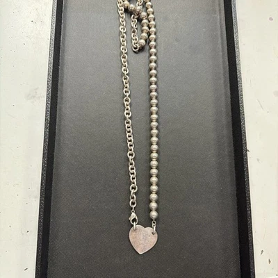 Collar Tiffany And Co Raro Plata de Ley Agotado Foto 1 de 4