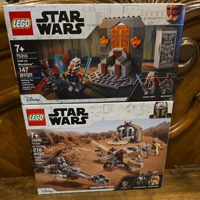 2 new LEGO Star Wars Trouble on Tatooine 75299 & Duel On Mandalore 75310 - Image 1 of 4