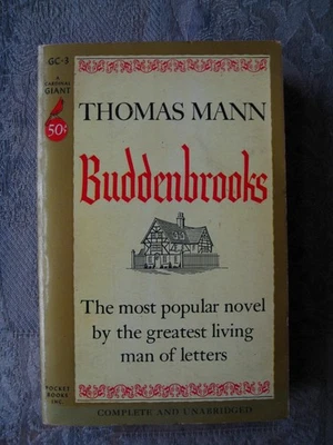 Thomas Mann - Buddenbrooks - 1953 Complete and Unabridged  - paperback - Image 1 of 4