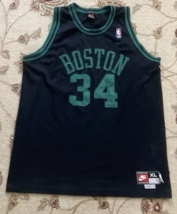 Vintage Nike Boston Celtics Paul Pierce 34 Throwback Swingman Jersey Mens XL - Picture 1 of 12