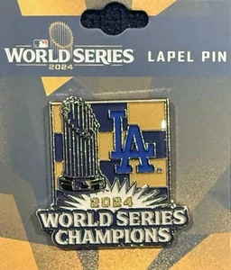2025 Los Angeles Dodgers World Series Trophy Pin Official Licensed - Picture 1 of 2