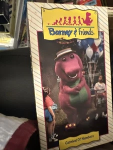 Barney And Friends Carnival Of Numbers VHS Tape 1992 Time Life Video Kids Show - Picture 1 of 3