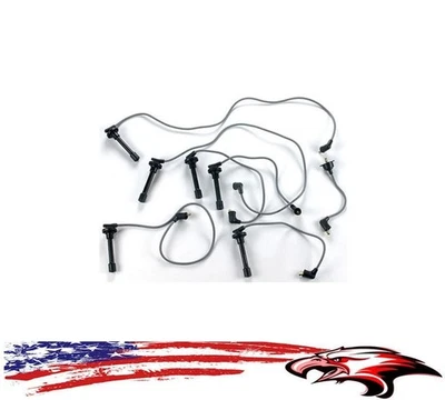 Nuevos cables de bujía de encendido HECHOS EN EE. UU. para Honda Accord 2,7 L V6 1995-1997 Foto 1 de 4