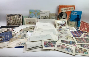 Vintage Lot Unsorted & Sorted US & World Postage Stamps Collection Books - Picture 1 of 24