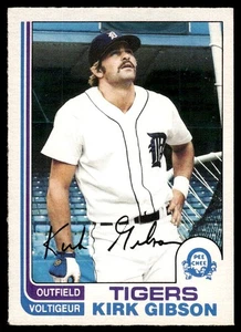 1982 O-Pee-Chee Vintage OPC EX-NM Kirk Gibson Detroit Tigers #105 - Picture 1 of 2